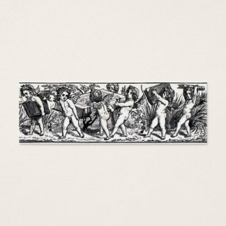 Vintage Little Book Carregando Cherubs Bookmark