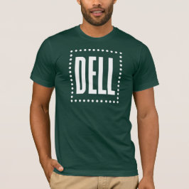 Vintage Logotipo Dell Dark T-Shirt (Logotipo Branc