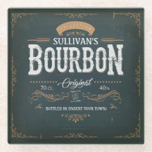 Vintage Look ADD NAME American Bourbon Whiskey Bar