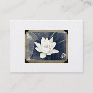VINTAGE LOTUS FOTOGRAPH CARTÃO DE VISITA