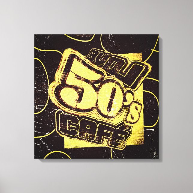 Vintage Love 50 Café - Canvas (Frente)