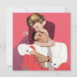 Vintage Love and Romance, Newlyweds Convite