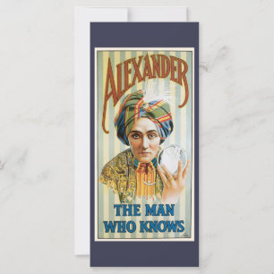 Vintage Magic Poster, Alexandre, o Homem que Conhe