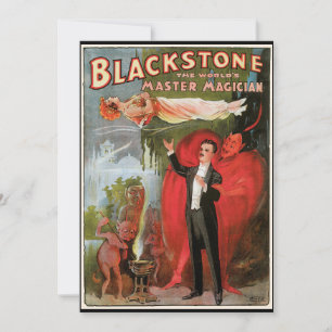 Vintage Magic Poster, Excelente Blackstone Magistr