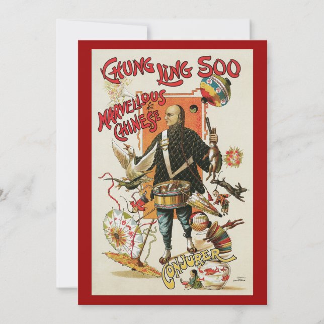 Vintage Magic Poster, Maggie Chung Ling Soo (Frente)