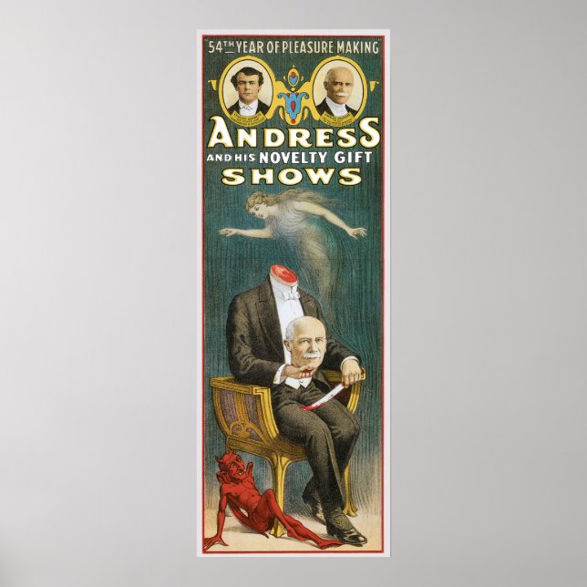 Vintage Mágico, Poster de Andress (Frente)