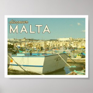 Vintage Malta Poster