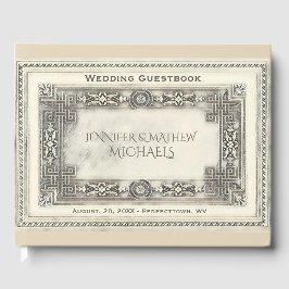 Vintage marfim romântica olha o livro convidado