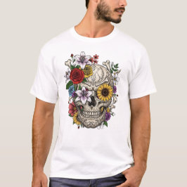 Vintage medicinal anatomia do crânio T-Shirt