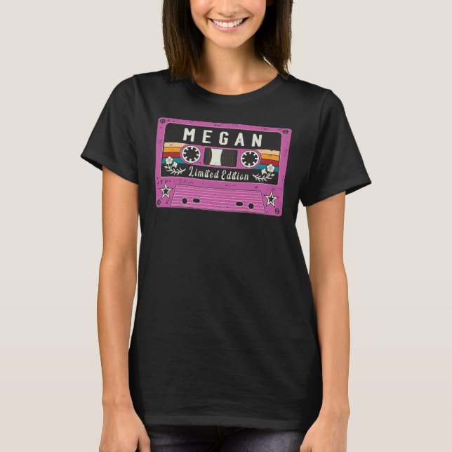 Vintage Megan Name T-Shirt (Frente)