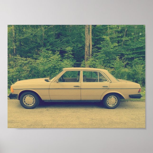 Vintage Mercedes Poster (Frente)