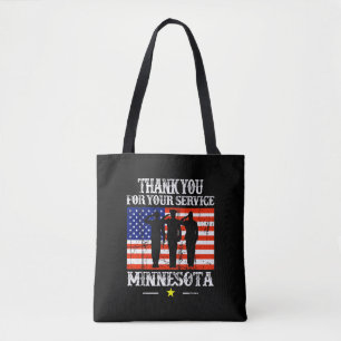 Vintage Minnesota Tote Bag Canvas