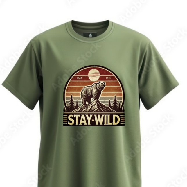 vintage montanhas T-Shirt (Criador carregado)