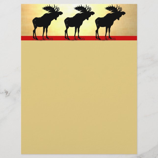 Vintage Moose Christmas (Frente)