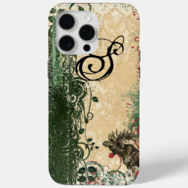 Vintage Moose Grunge Swirge Vines