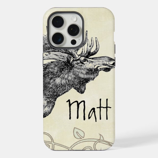 Vintage Moose Wildlife (Verso)