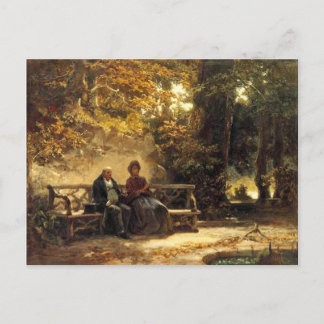 Vintage Motive - Repouso - Cartão postal Spitzweg