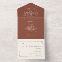 Vintage Mountain Rustic Terracotta