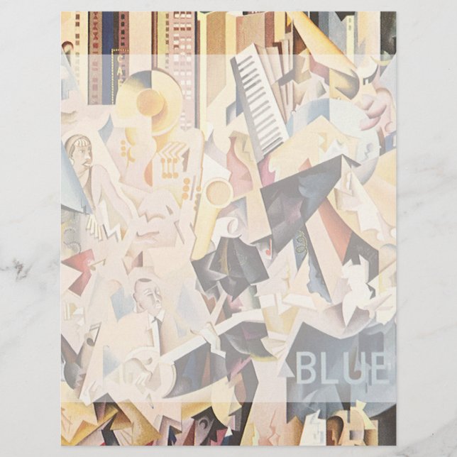 Vintage Music, Art Deco Jazz, Rhapsody em Azul (Frente)