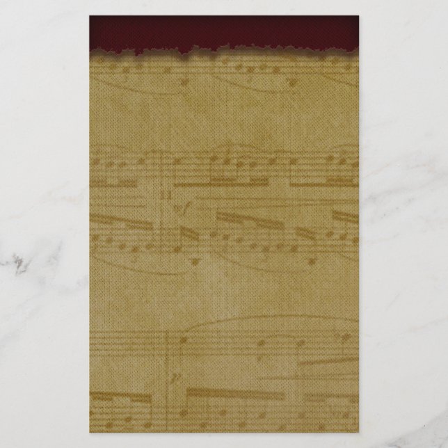 Vintage Music, papelaria (Frente)