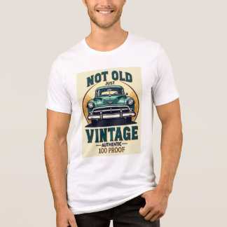Vintage não velha - Camisa de carro clássica dos a