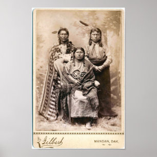 Vintage Native American Poster