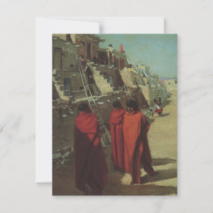 Vintage Nativo Americano, Hopi Pueblo por Louis Ak