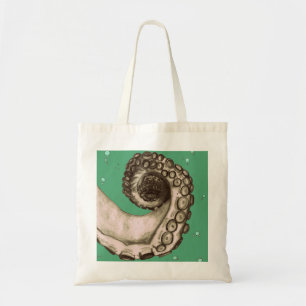Vintage Náutico Octopus Tentacle Tattoo Art Bolsa