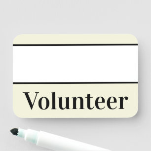 Vintage, Nome de etiqueta clássico de "voluntário"