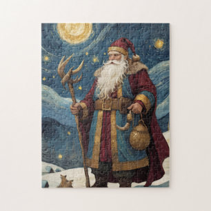 Vintage Norse Papai noel Quebra-cabeça - Vintage N