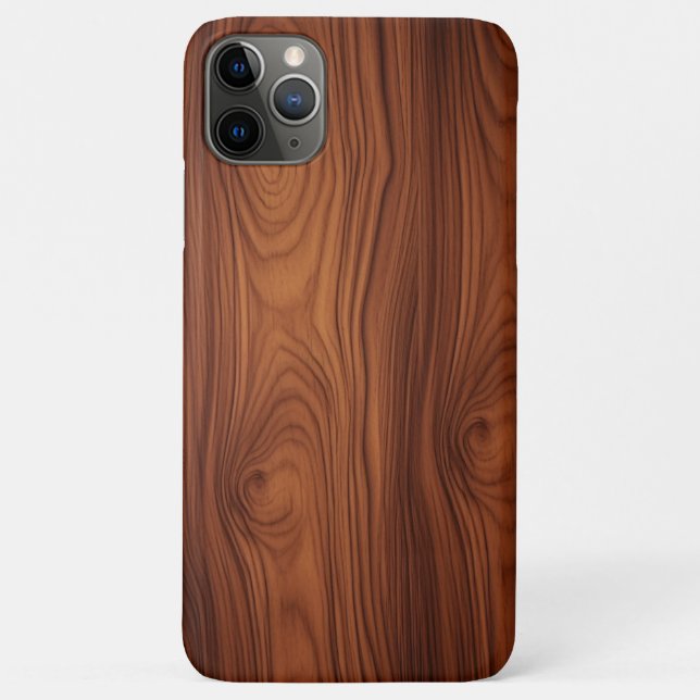 Vintage Oak Wood Grain capas de iphone (Verso)