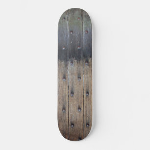 Vintage Oak Wood Port Skateboard