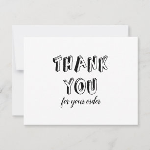 Vintage Obrigado Pelo Desconto Da Ordem