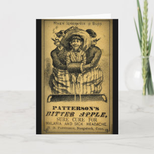 Vintage Obtenha Cartão de Publicidade Bem Medicado