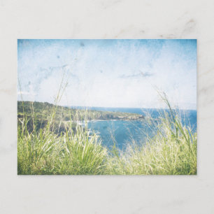 Vintage Ocean View Cartão postal