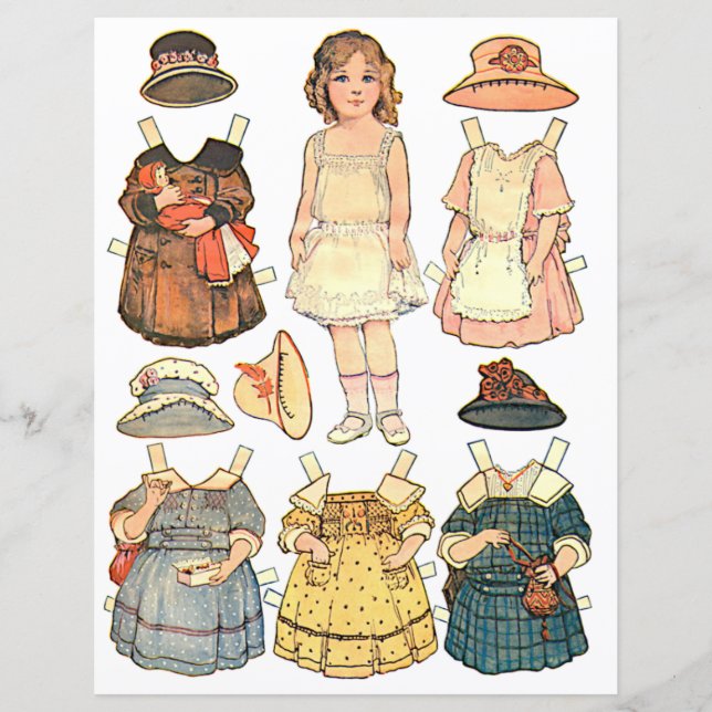 Vintage paper dolle (Frente)