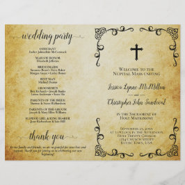 Vintage Parerging Santo Matrimônio Programa de Cas