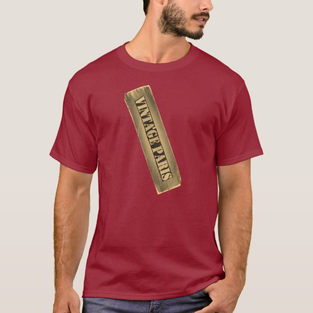Vintage Paris nº 1 T-shirt (Frente)
