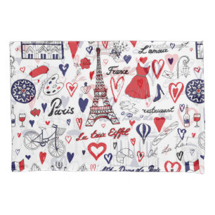 Vintage Paris: padrão de linha de Viagem