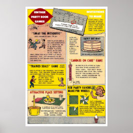 Vintage Party Games - Art Impressão