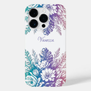 Vintage Pastel Colorful Floral Design