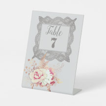 Vintage Pastel Floral Rosa