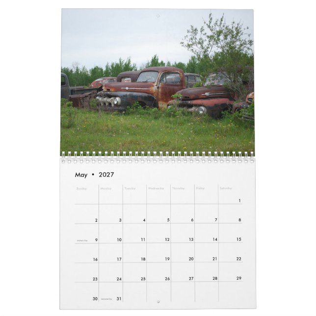 Vintage Patina Calendário (Maio 2027)