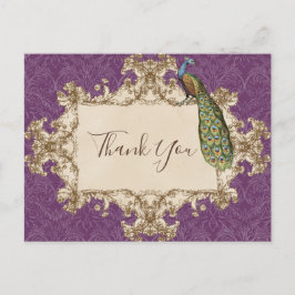 Vintage Peacock & Etchings, Obrigado Notas