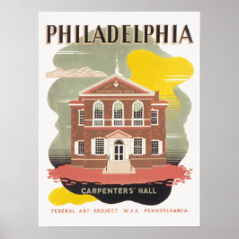 Vintage Pensilvânia Poster