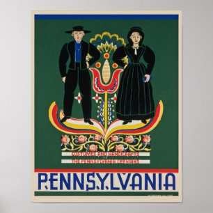 Vintage Pensilvânia Poster