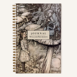 Vintage personalizada Alice Wonderland Art Dotada