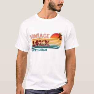 vintage personalizado 19XX edição limitada T-Shirt