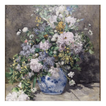 Vintage Pierre Auguste Renoir Primavera Buquê