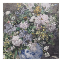 Vintage Pierre Auguste Renoir Primavera Buquê